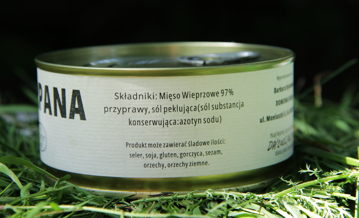 Konserwa mięsna SZARPANA (300gr)